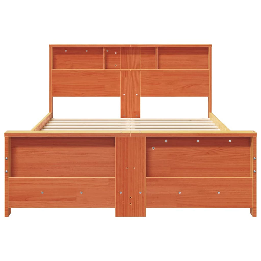 Bedframe Wasbruin 120 x 190 cm Massief grenenhout