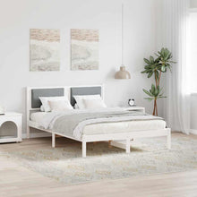 Bedframe Lichtgrijs 160 x 200 cm Massief grenenhout