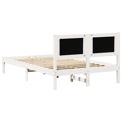 Bedframe met hoofdeinde Lichtgrijs 120 x 200 cm Stof