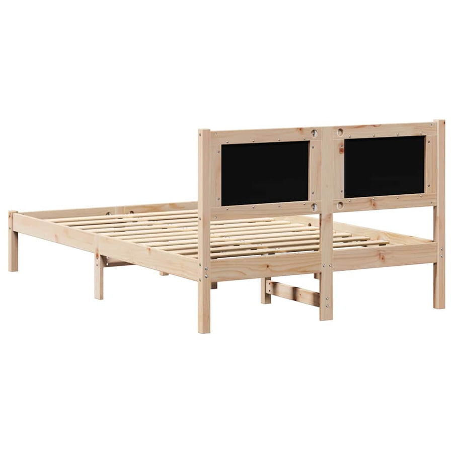 Bedframe met hoofdeinde Taupe 120 x 190 cm Stof