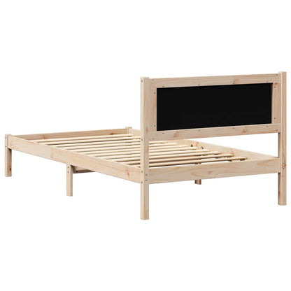 Bedframe met hoofdeinde Taupe 100 x 200 cm Stof