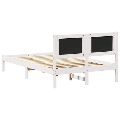 Bedframe met Gevoerd Hoofdgedeelte Lichtgrijs 120 x 200 cm Stof