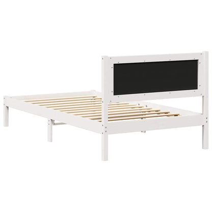 Bedframe met Gevoerd Hoofdgedeelte Lichtgrijs 100 x 200 cm Stof