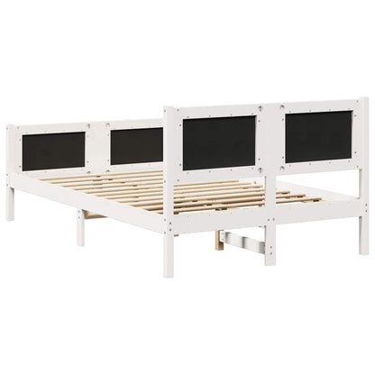 Bedframe met hoofdeinde Lichtgrijs 120 x 200 cm Stof