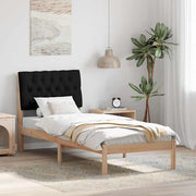 Bedframe grenenhout bruin 75 x 190 cm