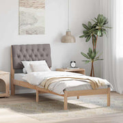 Bedframe grenenhout bruin 75 x 190 cm