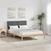Bedframe massief grenenhout 135x190 cm bruin