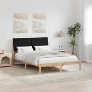 Bedframe massief grenenhout bruin 135x190 cm