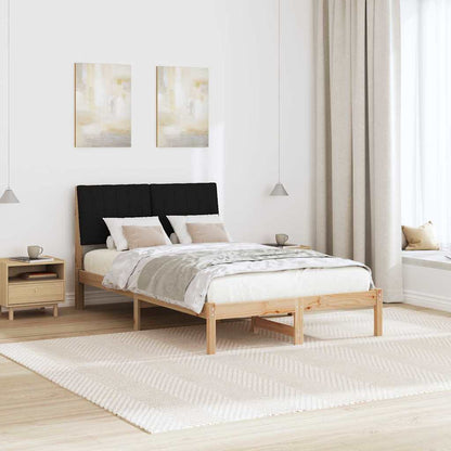 Bedframe met hoofdeinde Bruin 120 x 190 cm Stof