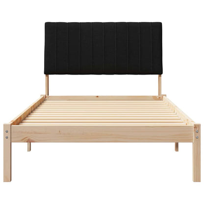Bedframe met hoofdeinde Bruin 100 x 200 cm Stof