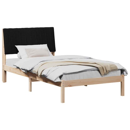 Bedframe met hoofdeinde Bruin 100 x 200 cm Stof