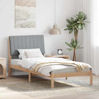 Bedframe 90x200 cm massief grenenhout bruin