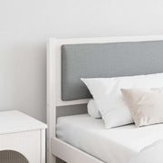 Hoofdbord massief grenenhout 200 cm wit