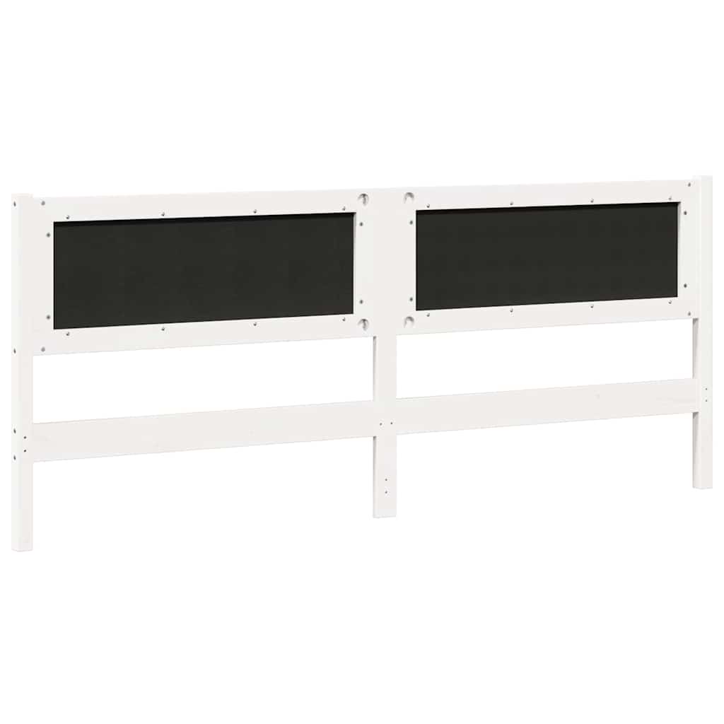 Hoofdbord Anders Wit 200 cm Massief grenenhout