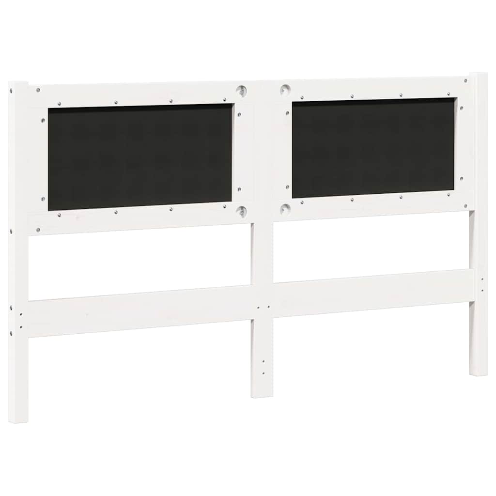 Hoofdbord Anders Wit 150 cm Massief grenenhout
