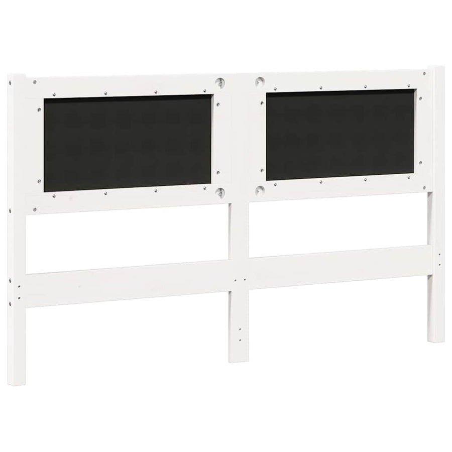 Hoofdbord Anders Wit 150 cm Massief grenenhout
