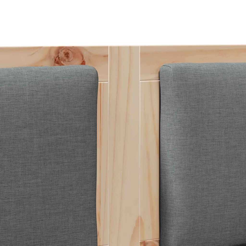Hoofdbord Anders Bruin 135 cm Massief grenenhout
