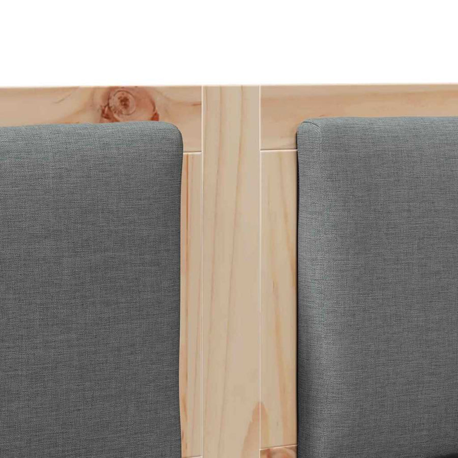 Hoofdbord Anders Bruin 135 cm Massief grenenhout