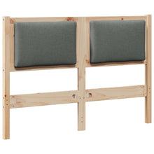 Hoofdbord Anders Bruin 135 cm Massief grenenhout