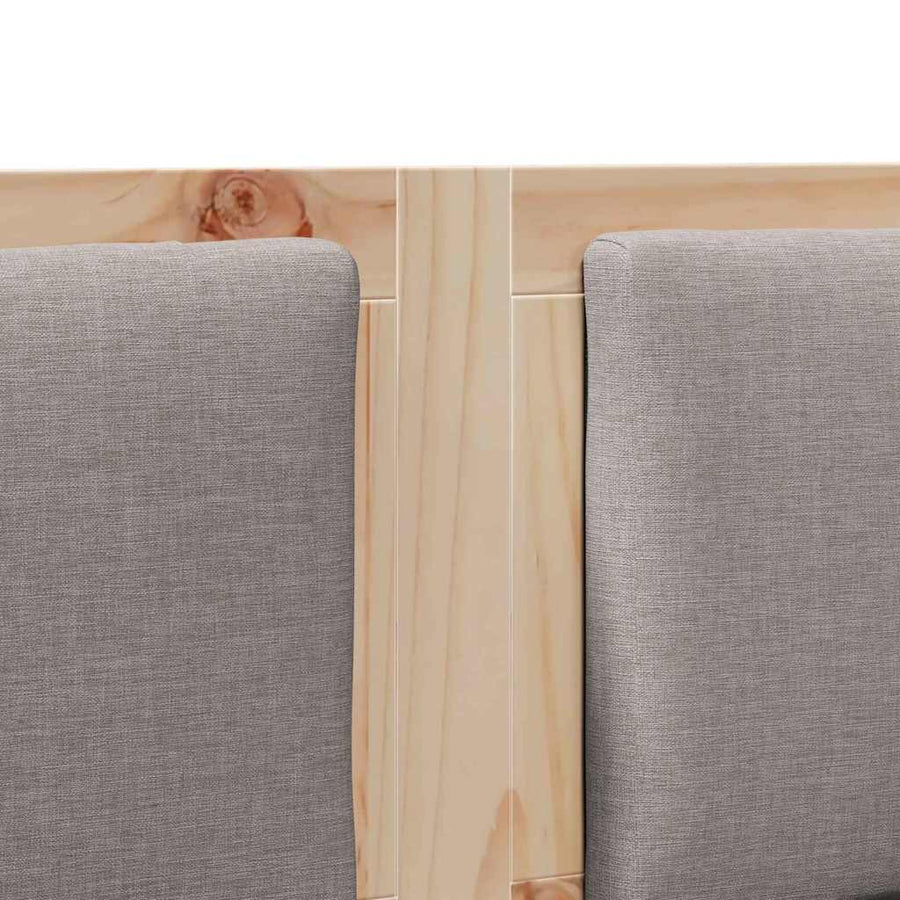 Hoofdbord Anders Bruin 135 cm Massief grenenhout