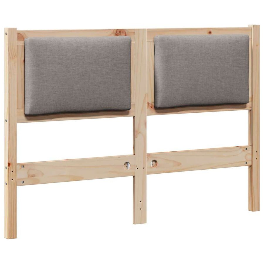 Hoofdbord Anders Bruin 135 cm Massief grenenhout