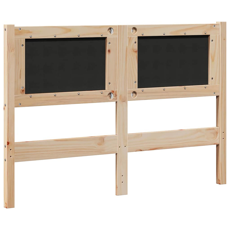 Hoofdbord Anders Bruin 135 cm Massief grenenhout