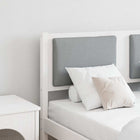 Headboard Anders White 135 cm Solid pine wood