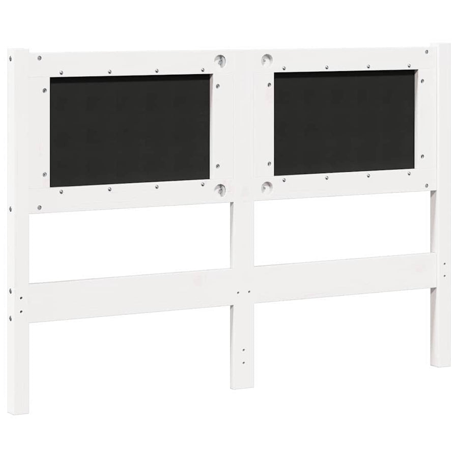 Hoofdbord Anders Wit 135 cm Massief grenenhout