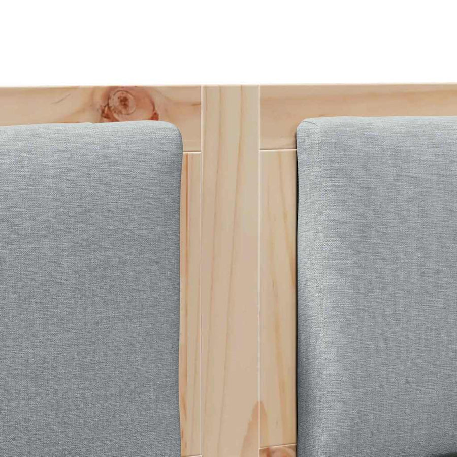 Hoofdbord Anders Bruin 120 cm Massief grenenhout