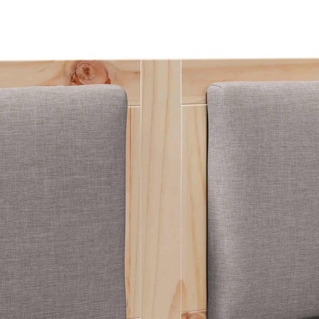 Hoofdbord Anders Bruin 120 cm Massief grenenhout