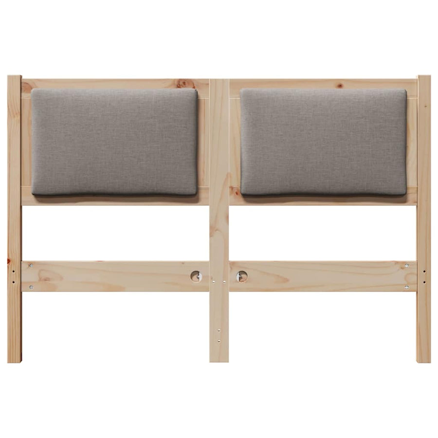 Hoofdbord Anders Bruin 120 cm Massief grenenhout