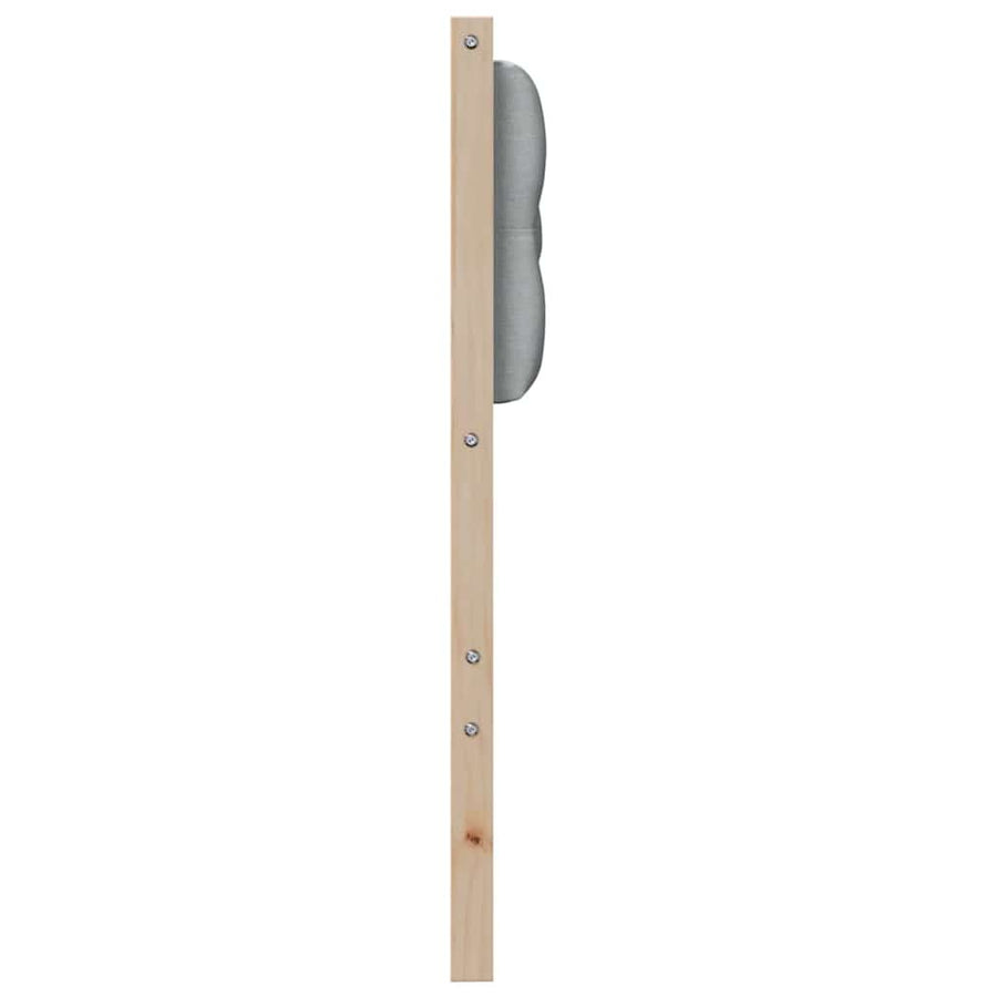 Hoofdbord Anders Bruin en lichtgrijs 200 cm Massief grenenhout