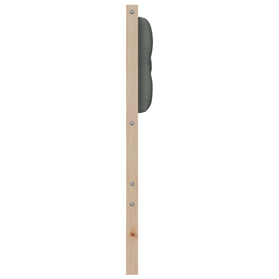 Hoofdbord Anders Bruin en donkergrijs 200 cm Massief grenenhout