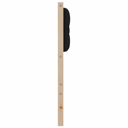 Hoofdbord Anders Bruin en zwart 200 cm Massief grenenhout