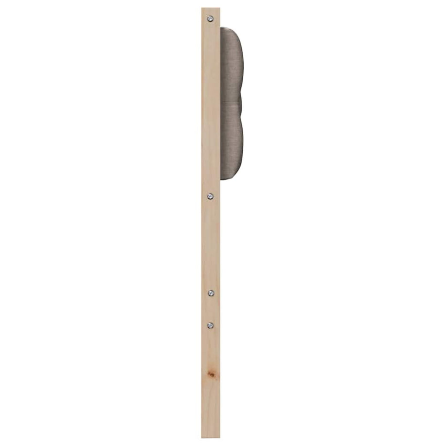 Hoofdbord Anders Bruin en taupe 200 cm Massief grenenhout