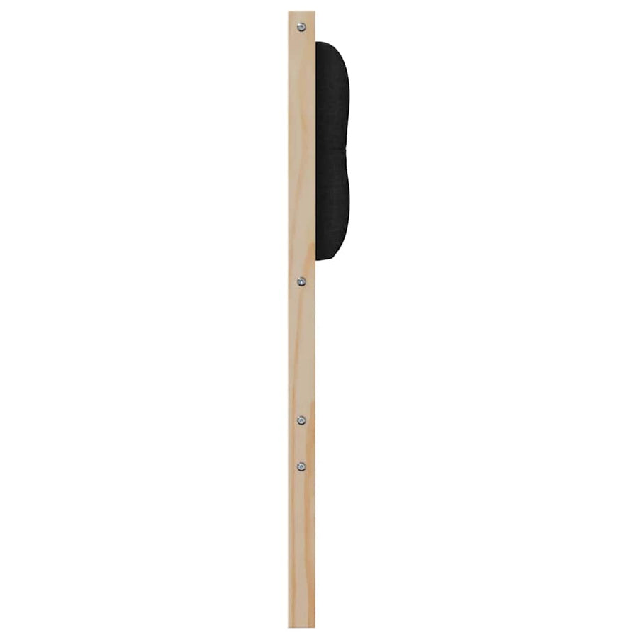 Hoofdbord Anders Bruin en zwart 180 cm Massief grenenhout