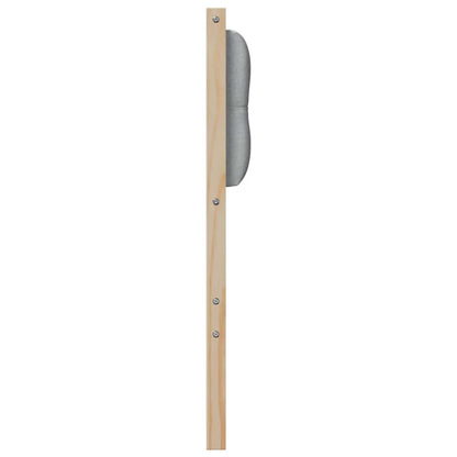 Hoofdbord Anders Bruin en lichtgrijs 160 cm Massief grenenhout