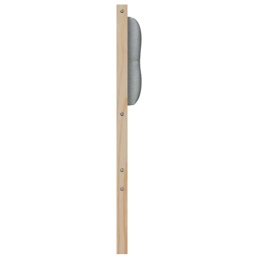 Hoofdbord Anders Bruin en lichtgrijs 160 cm Massief grenenhout