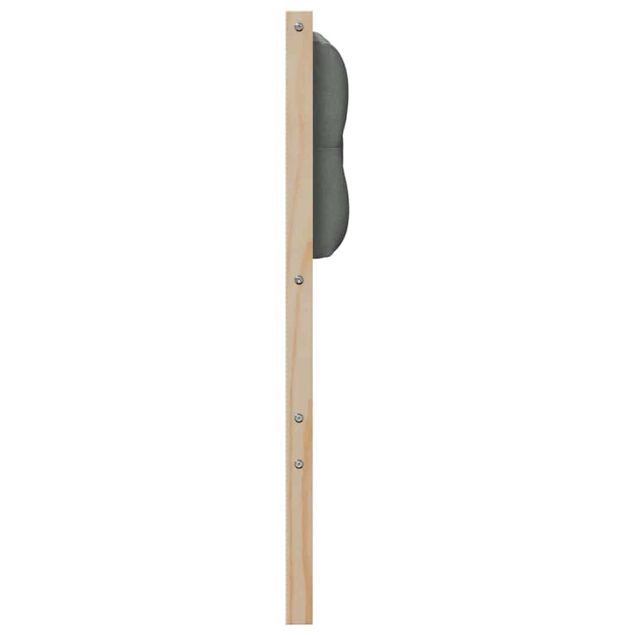 Hoofdbord Anders Bruin en donkergrijs 150 cm Massief grenenhout