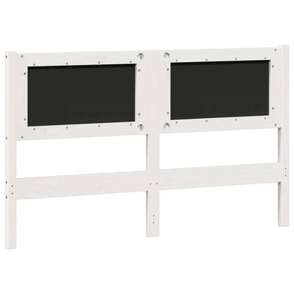 Hoofdbord Anders Wit en lichtgrijs 150 cm Massief grenenhout