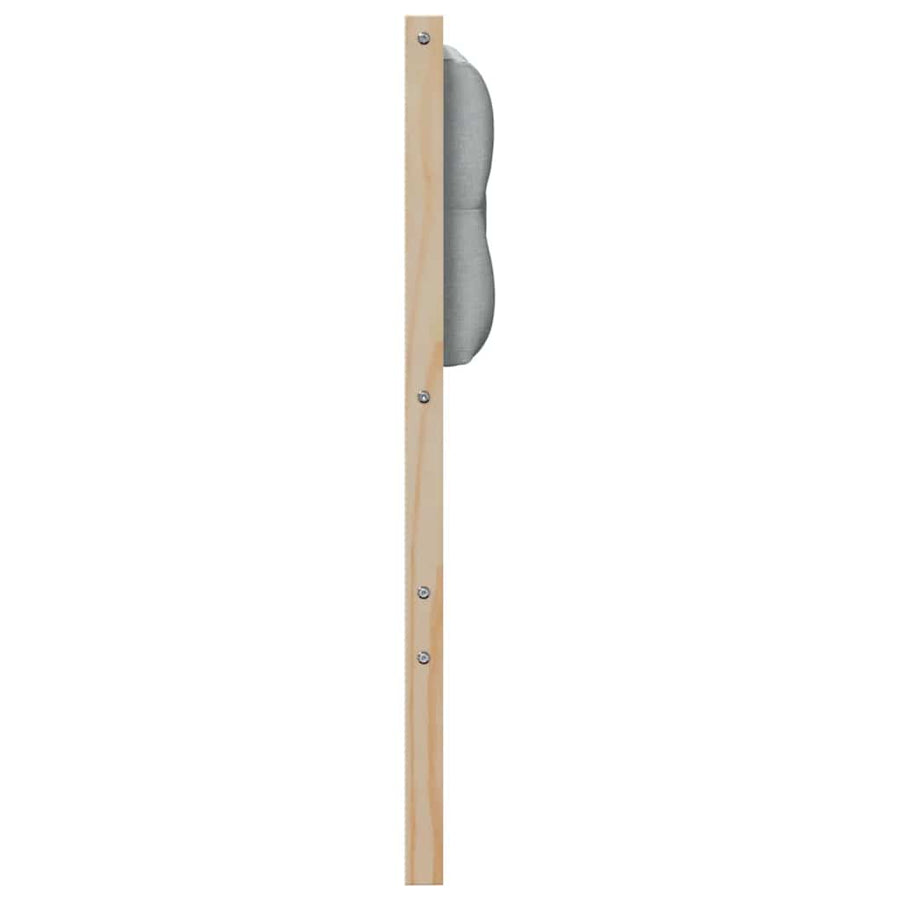 Hoofdbord Anders Bruin en lichtgrijs 140 cm Massief grenenhout