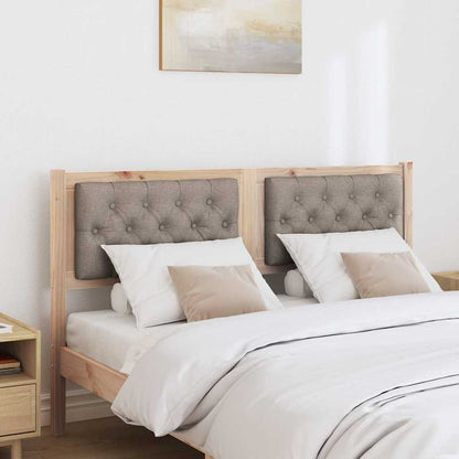 Hoofdbord Anders Bruin en taupe 140 cm Massief grenenhout