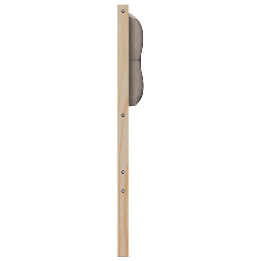 Hoofdbord Anders Bruin en taupe 140 cm Massief grenenhout