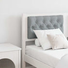 Headboard Anders White and Light Grey 140 cm Solid Pine