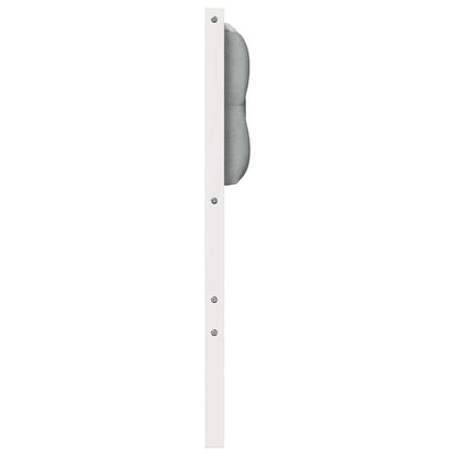Hoofdbord Anders Wit en lichtgrijs 140 cm Massief grenenhout