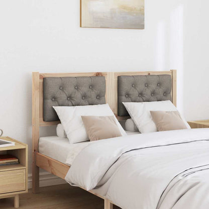 Hoofdbord Anders Bruin en taupe 120 cm Massief grenenhout