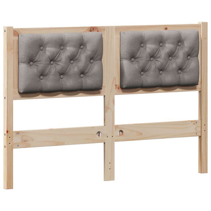 Hoofdbord Anders Bruin en taupe 120 cm Massief grenenhout
