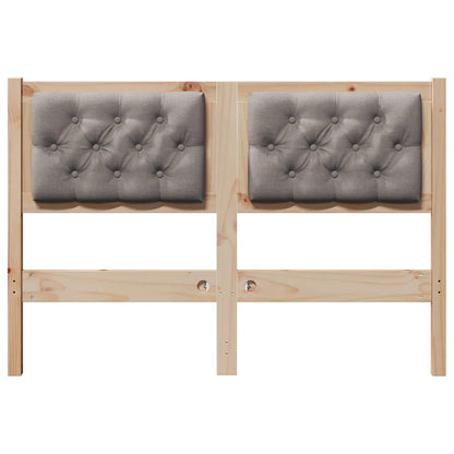 Hoofdbord Anders Bruin en taupe 120 cm Massief grenenhout