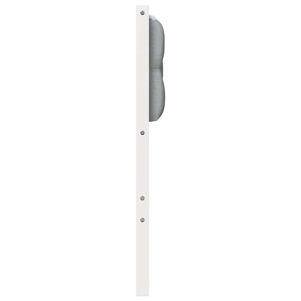 Hoofdbord Anders Wit en lichtgrijs 120 cm Massief grenenhout