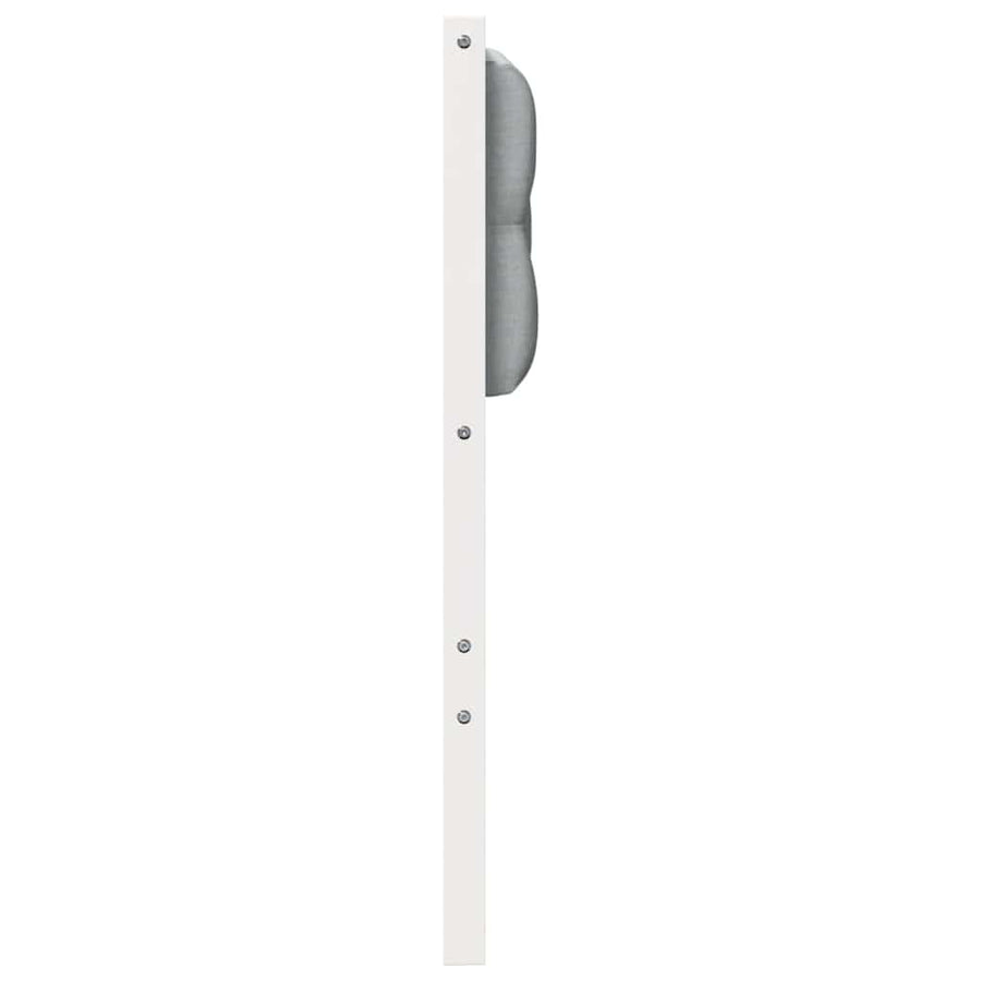 Hoofdbord Anders Wit en lichtgrijs 120 cm Massief grenenhout